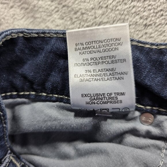 Silver Jeans Suki Capri Womens 32 Denim Super Stretch Embroidered Pockets Jeans - Picture 8 of 12